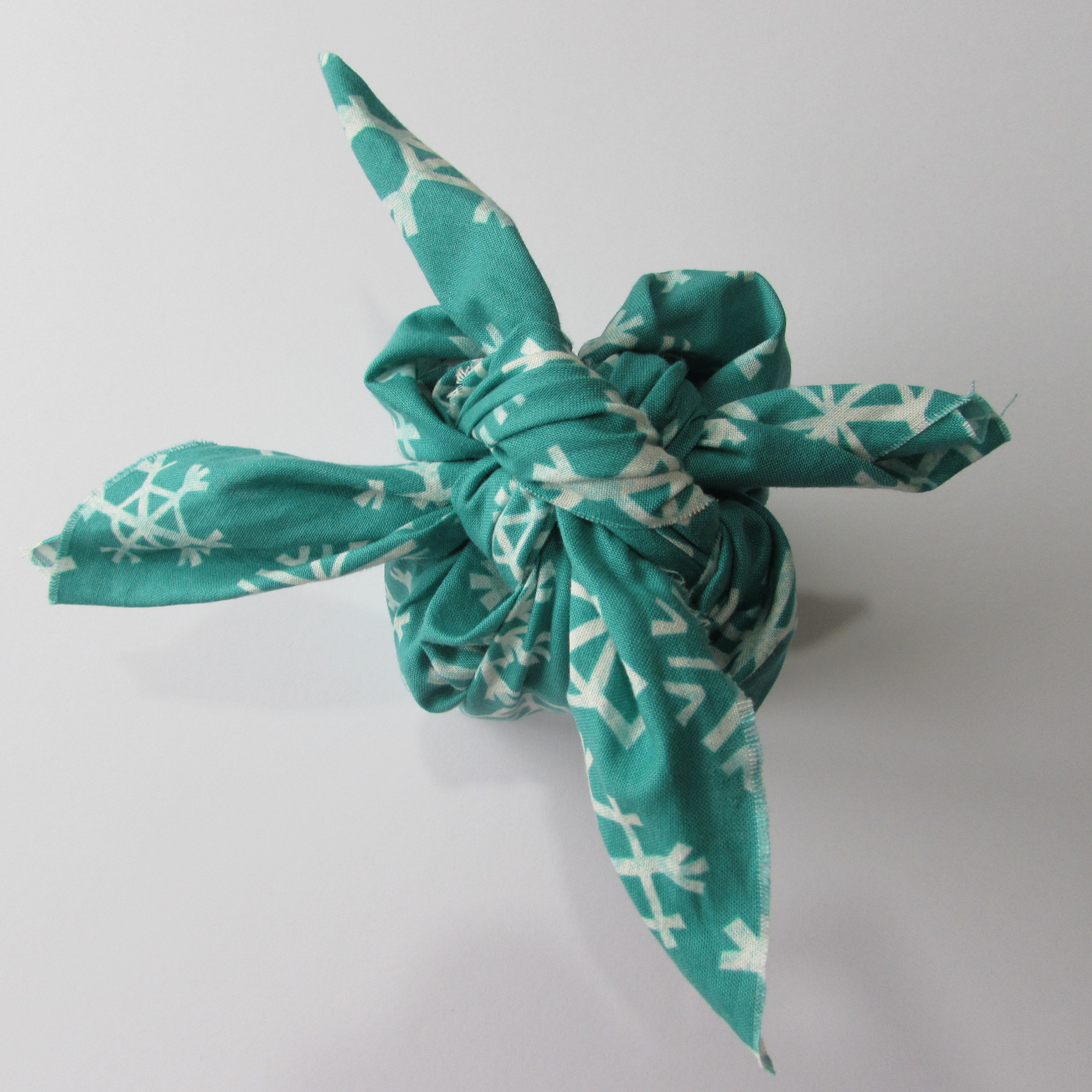 Furoshiki Japanese fabric wrapping with modern patchwork and quilting fabric at The Fabric Fox