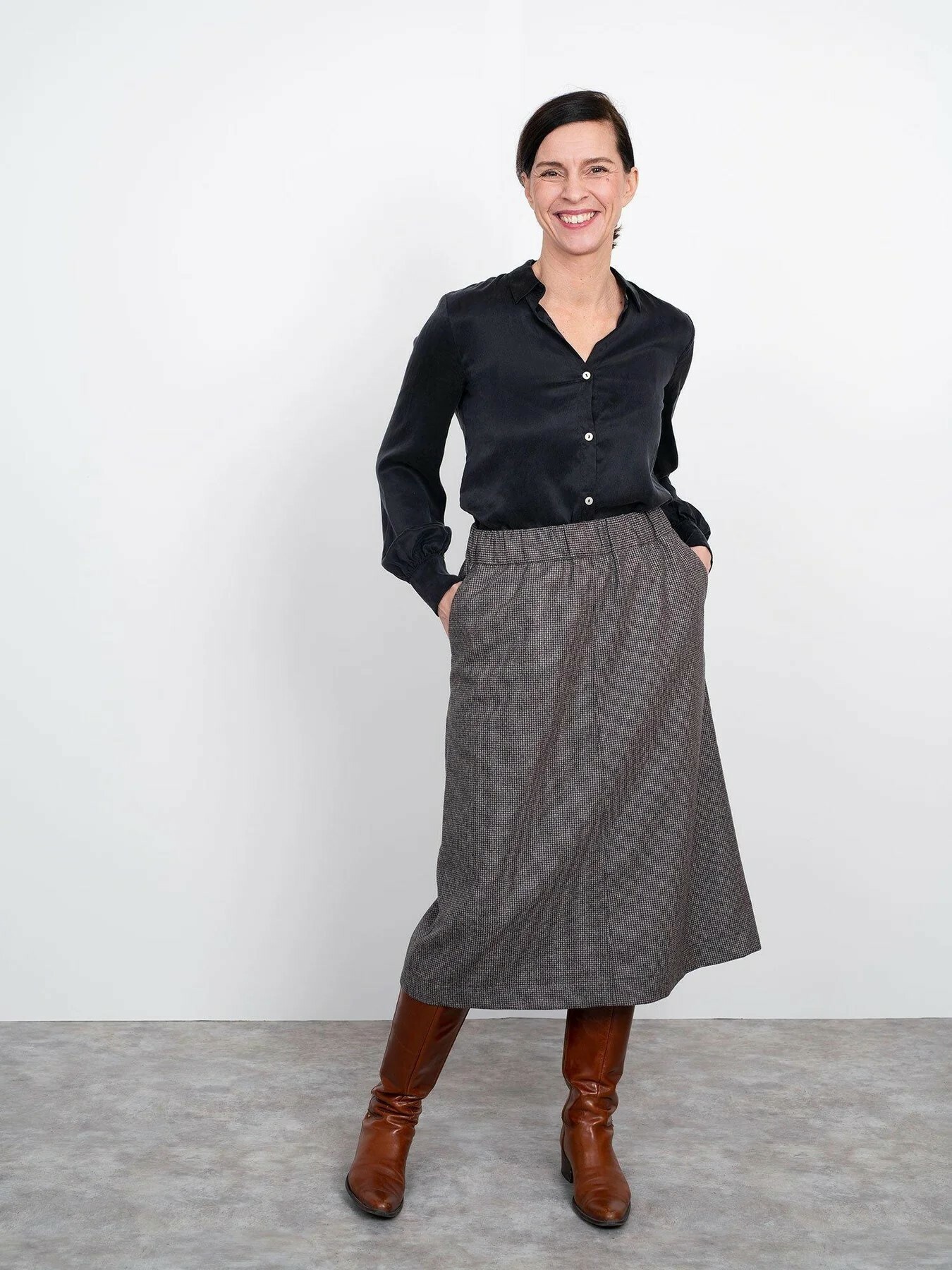 Buy The Assembly Line A-Line Midi Skirt Sewing Pattern