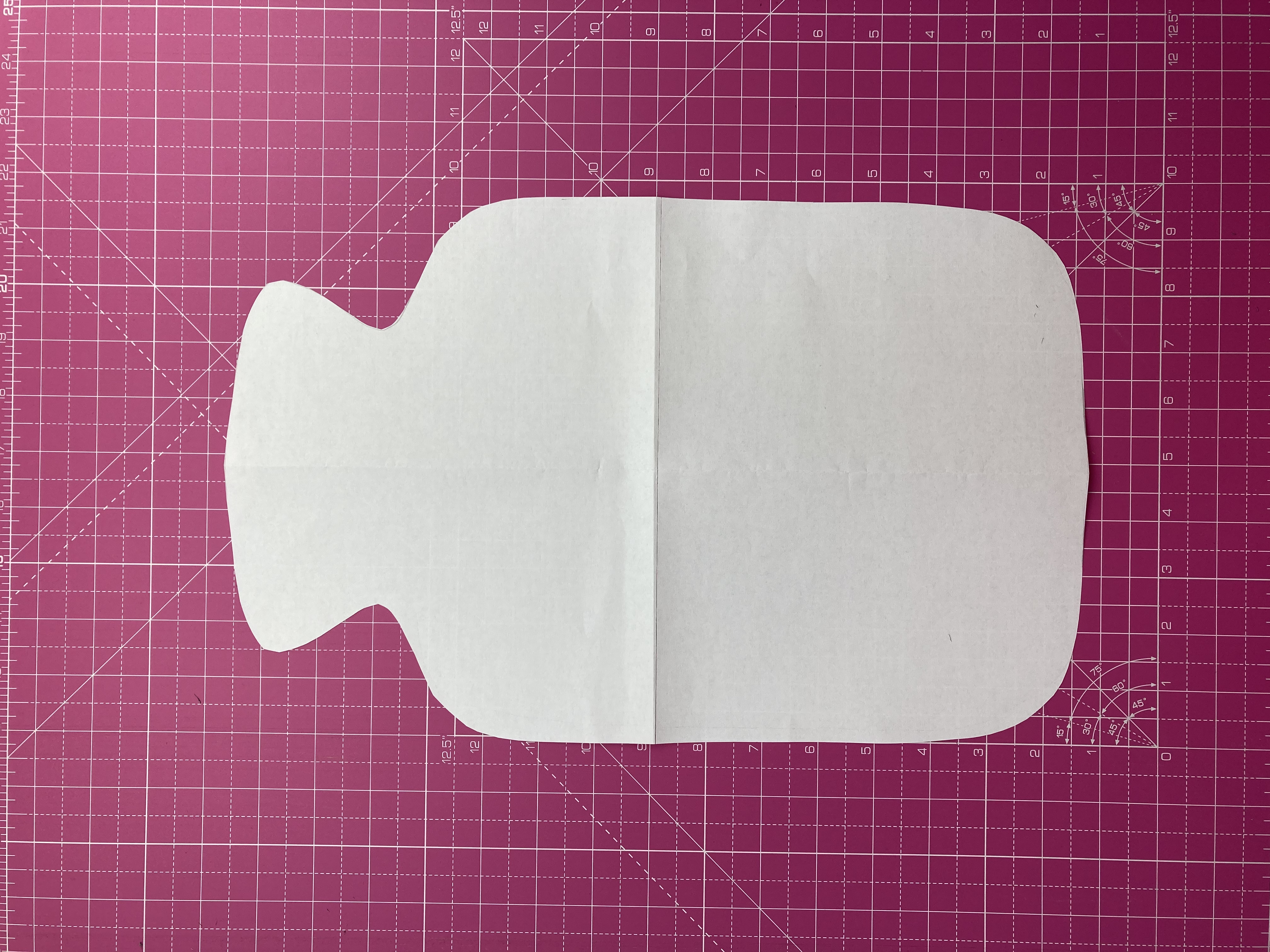 Hot Water Bottle Cover Tutorial Paper Template
