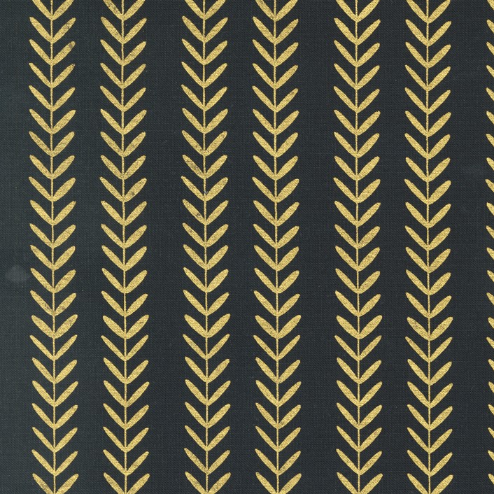 Leaf Stripe Ink Gold from the modern patchwork and quilting fabric collection Gilded designed by Alli K Design for Moda Fabrics