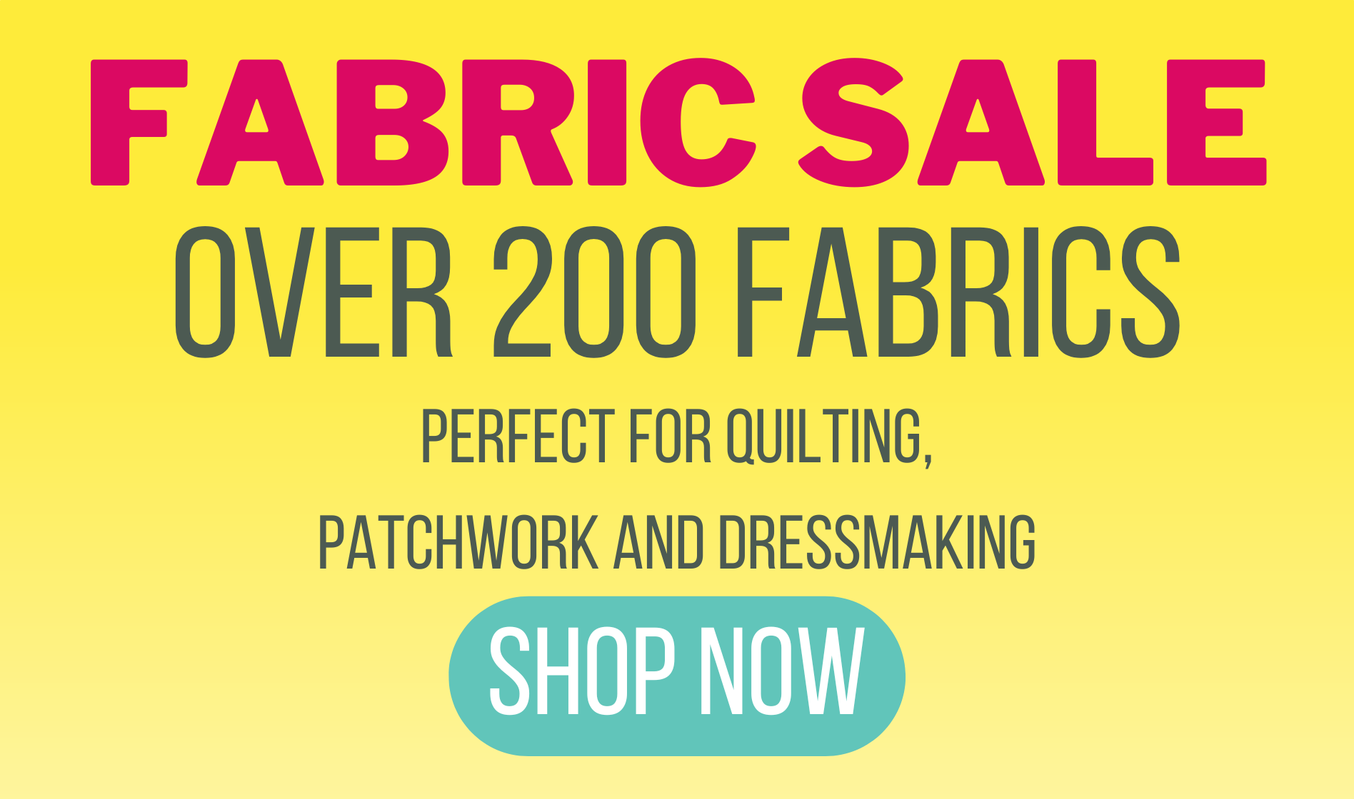 Fabric Sale at The Fabric Fox