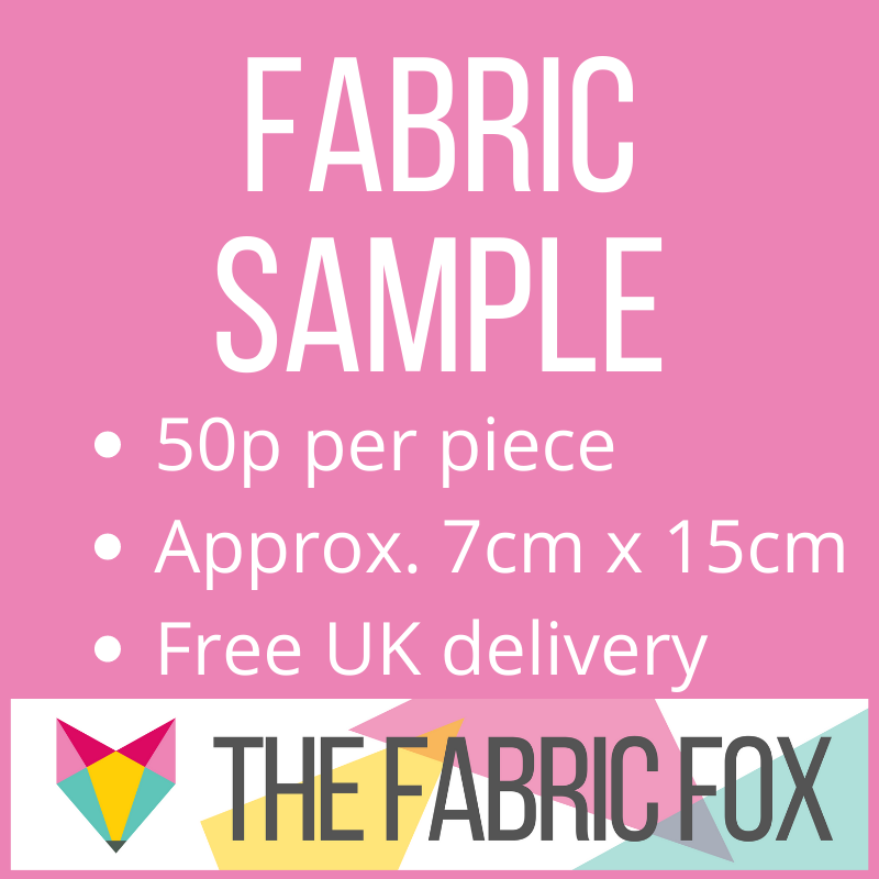 Fabric sample at The Fabric Fox with free UK delivery