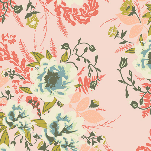 Wild Posy Flora from the Forest Floor collection by Art Gallery Fabrics