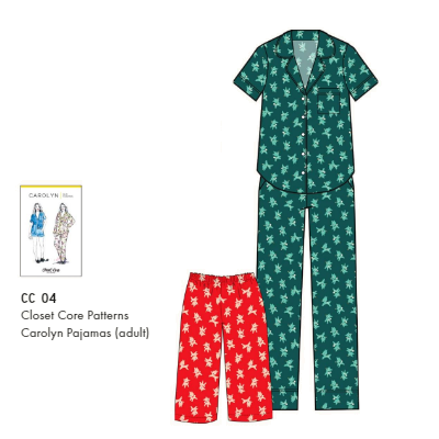 Carolyn Pajamas Adult by Closet Core Patterns