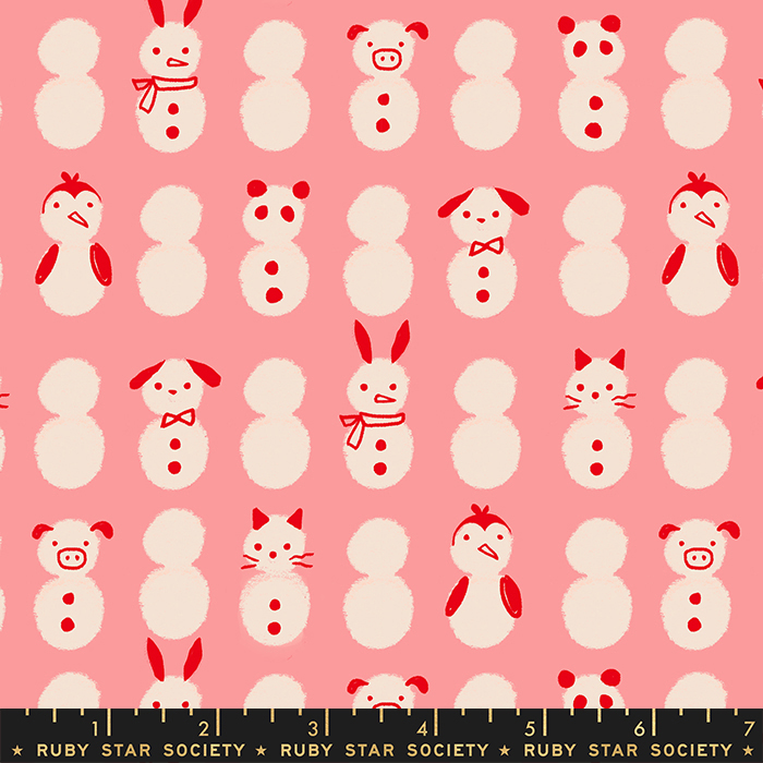 Snow Babies Jolly from the Jolly Darlings Christmas fabric collection by Ruby Star Society