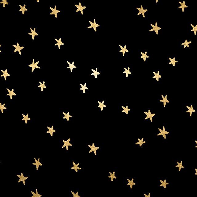 Starry Black Gold from the modern patchwork and quilting fabric collection Starry designed by Alexia Marcelle Abegg for Ruby Star Society
