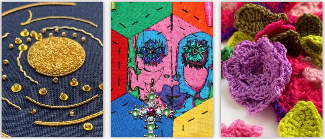 Free Online Crafts Courses and Beginner Courses at The School of Stitched Textiles