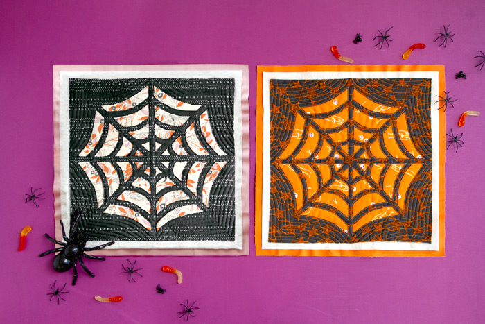 Art Gallery Fabrics Bella's Web Quilt Block Free Pattern Free Instructions