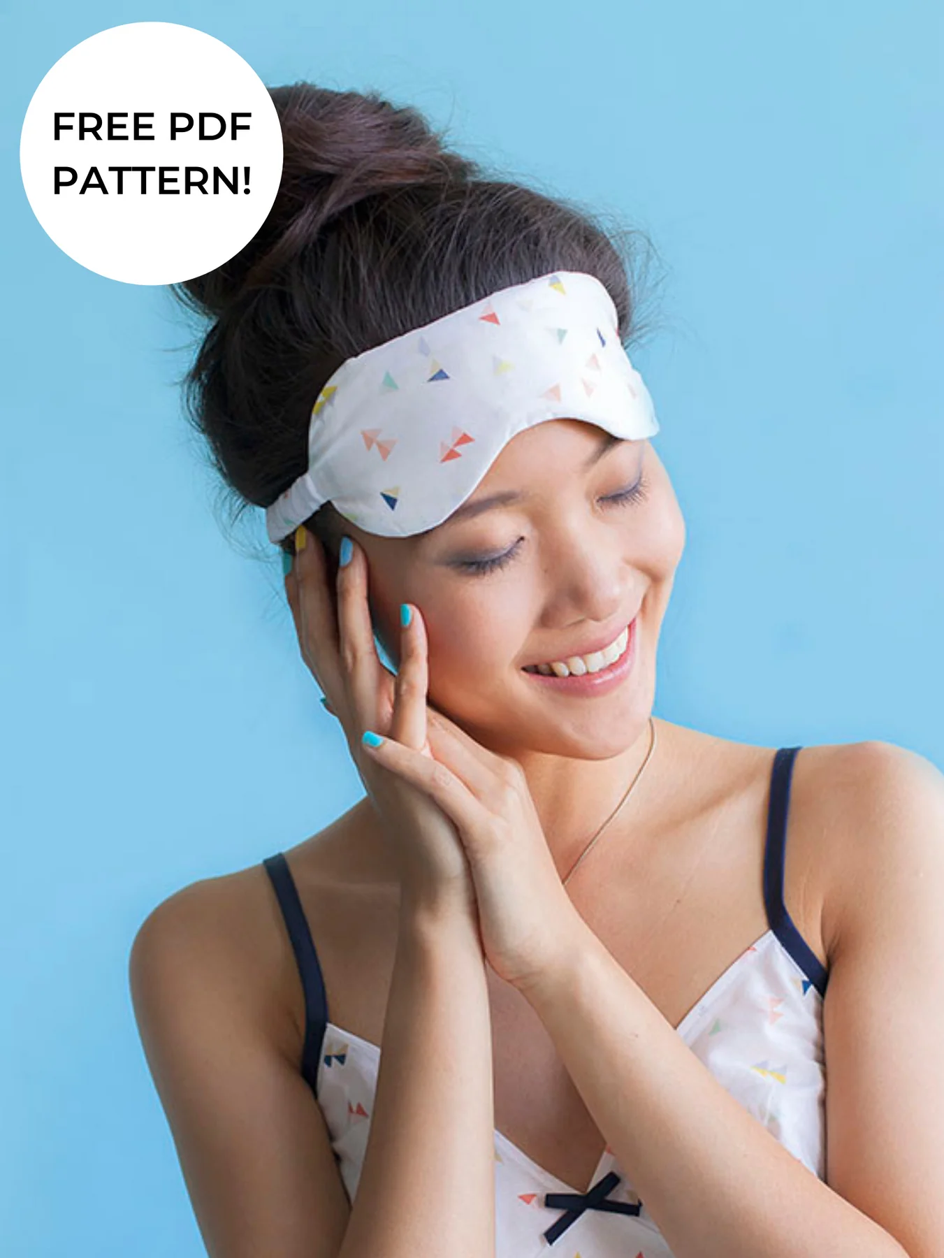 Tilly and the Buttons Fifi Eye Mask free pattern tutorial