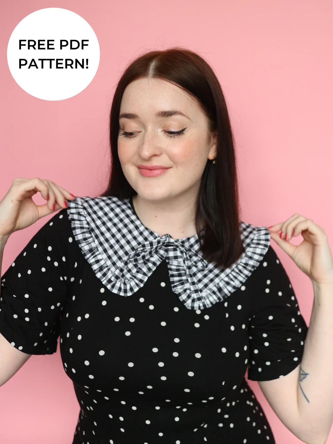 Tilly and the Buttons Oversized Detachable Collar free pattern tutorial